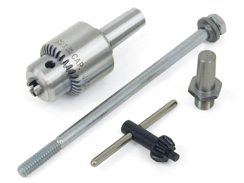Sherline 1072 - 1/4 in Drill Chuck with two Arbors