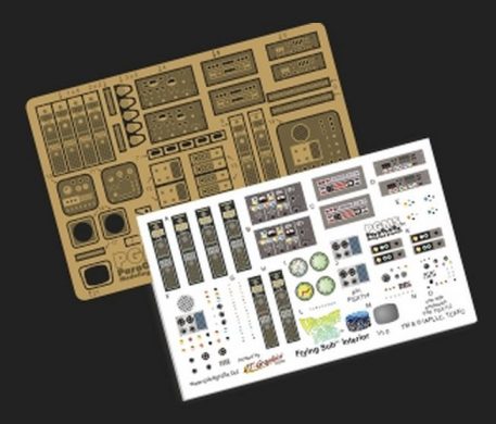 Paragrfaix PGX117 Flying Sub Interior Photoetch Combo Pack