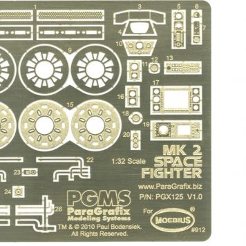 Paragrafix PGX125 Viper Mk 2 Photoetch & Decal Set