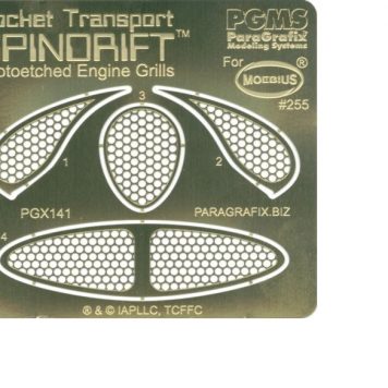 Paragrafix PGX141 Spindrift Photoetched Engine Grills