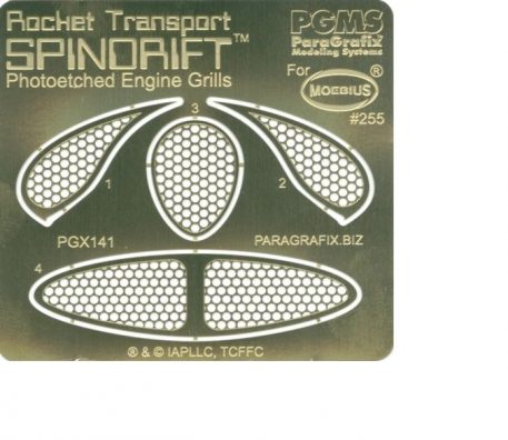 Paragrafix PGX141 Spindrift Photoetched Engine Grills