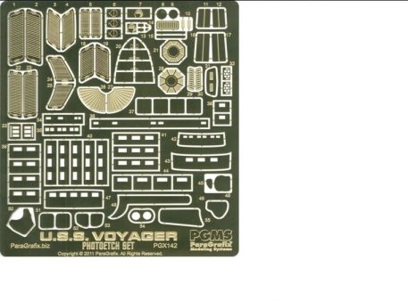Paragrafix PGX142 USS Voyager Photoetch Set