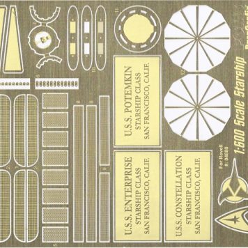 Paragrafix PGX157 Revell Enterprise Photoetch Set