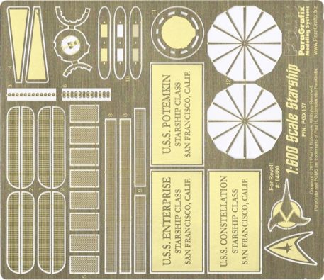 Paragrafix PGX157 Revell Enterprise Photoetch Set