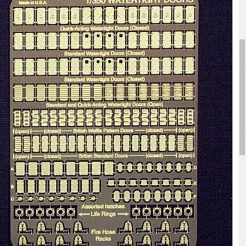 Gold Medal Models 1/350 Watertight Doors