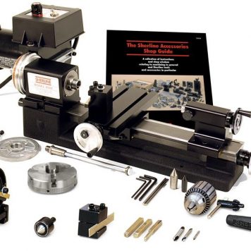 Sherline 8 Inch Lathe with Adjustable Handwheels Package B 4500B