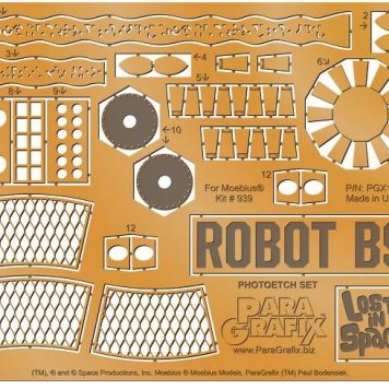 Paragrafix PGX185 Robot B9 Photoetch Set