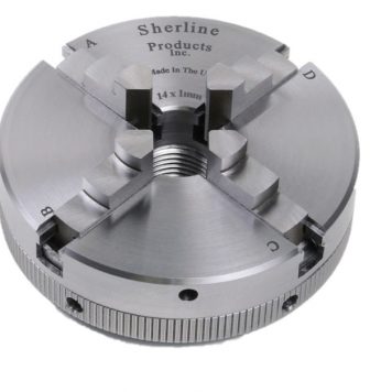 Sherline 2.5 Inch 4-Jaw Chuck