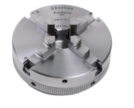 Sherline 2.5 Inch 4-Jaw Chuck