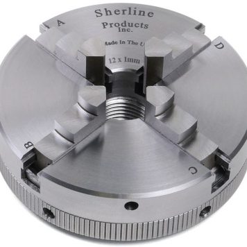 Sherline Self-Centering Chuck 2.5 Inch, 12mm x 1mm Thread 1077