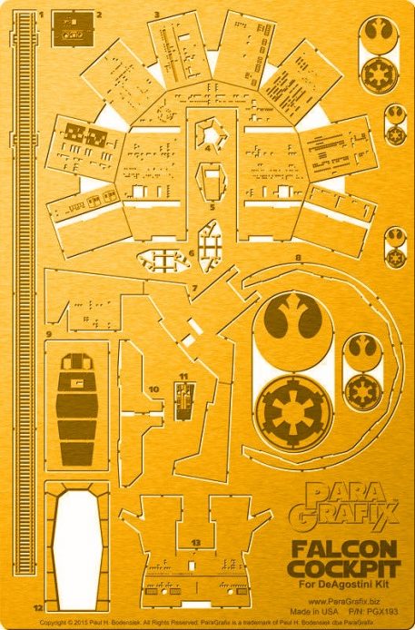 pgx193 millenium falcon cockpit