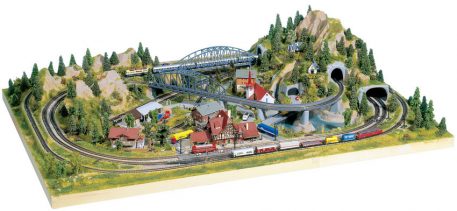 Z Scale Rokuhan Cortina track Set