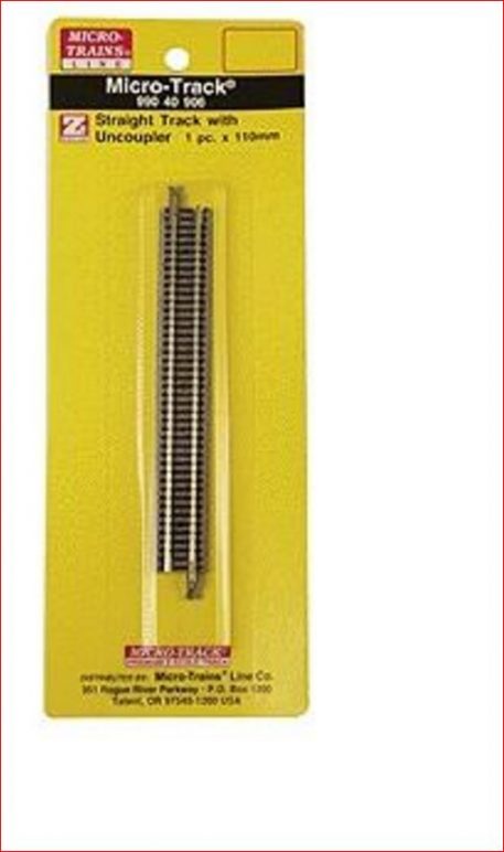 Micro Trains  Z Scale 110mm Straight w/Uncoupler (1 Each)