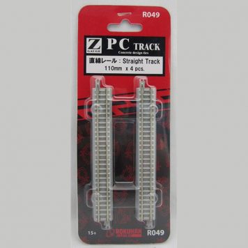 Rokuhan Z Scale R049 PC Straight Track Concrete 110mm