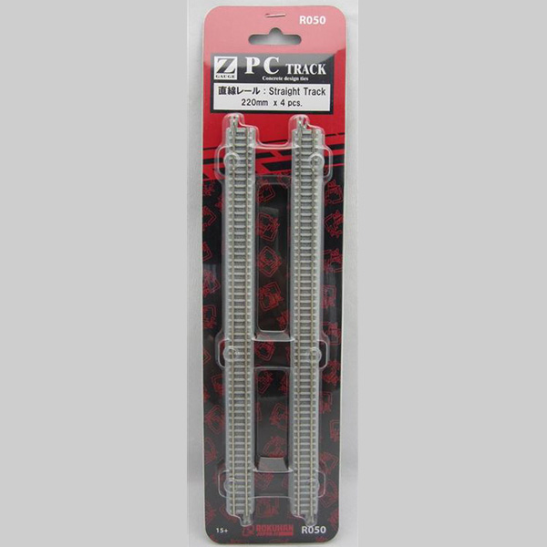 4 pieces Details about   Rokuhan Z gauge R050 PC track straight rail 220mm 