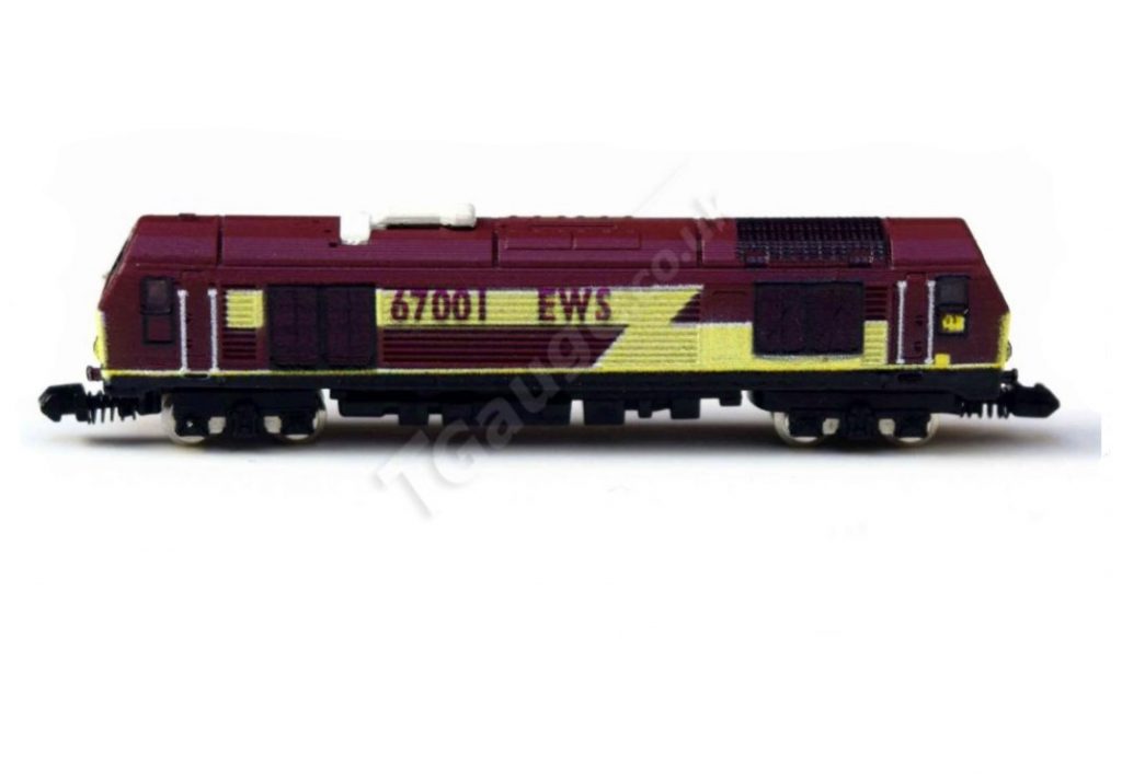 T Gauge BR Class 67 EWS Starter Train Set 1450 Scale R132/67 VCSHobbies