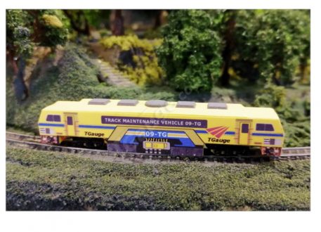 T Gauge 1:450 Scale Track Maintenance Vehicle 09-TG Yellow