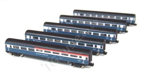 T Gauge TG-1255 HST Additional 5 Car Set