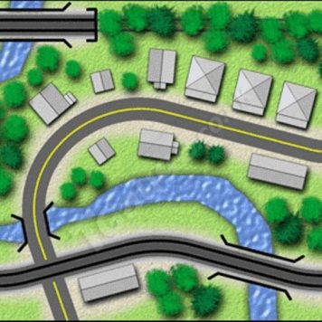 Kidney bean t gauge track plan