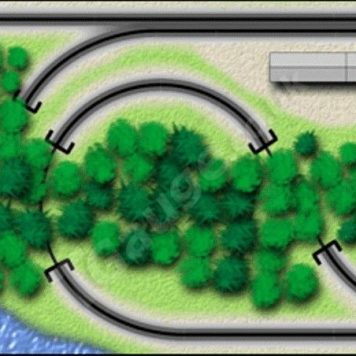 Beachcomber T Gauge Track Plan