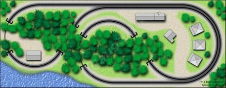 Beachcomber T Gauge Track Plan