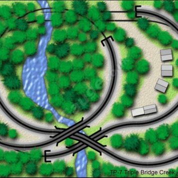 T gauge TP-7 Triple Bridge Creek Track Plans