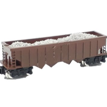 T Gauge 1:450 Scale 100 Ton Hopper Wagon Brown 036