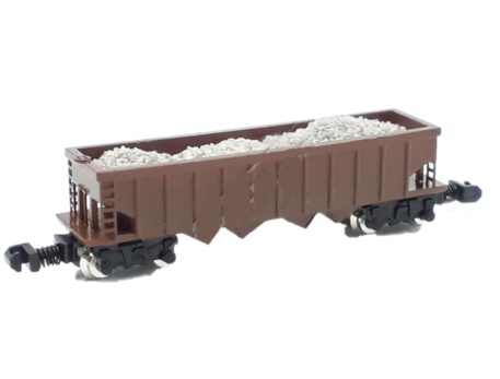 T Gauge 1:450 Scale 100 Ton Hopper Wagon Brown 036