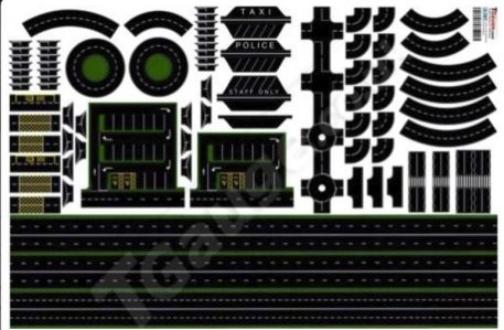 T Gauge decals for road signs