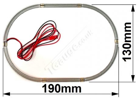 T gauge Brown Fine Track Set 60mm