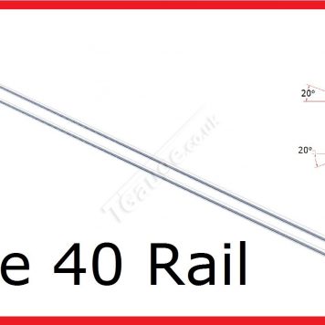T Gauge 2 Lengths Code 40 Steel Rail R-402