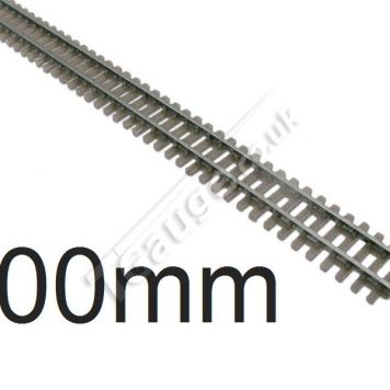 T gauge Grey Flexi Track 500mm