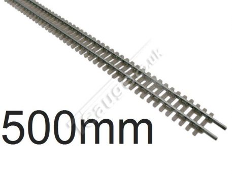 T gauge Grey Flexi Track 500mm