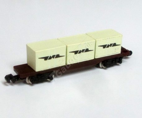 T Gauge Cream JNR Container Wagon