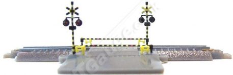 T Gauge Level Crossing Set 60mm