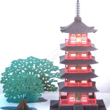 T Gauge B-015 Five Story Pagoda