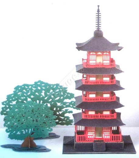 T Gauge B-015 Five Story Pagoda