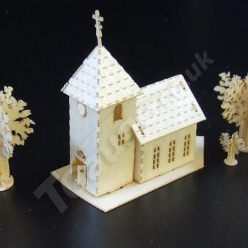 T Gauge B-074 Village Chapel Kit