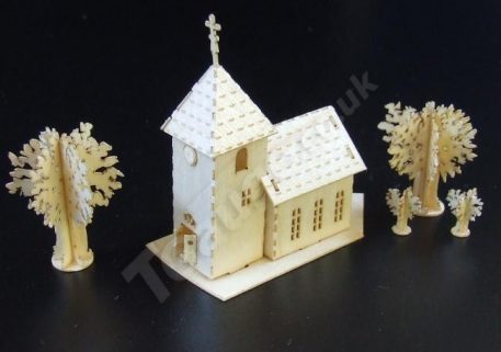 T Gauge B-074 Village Chapel Kit