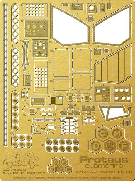 Paragrafix PGX205 Proteus Photoetch Set