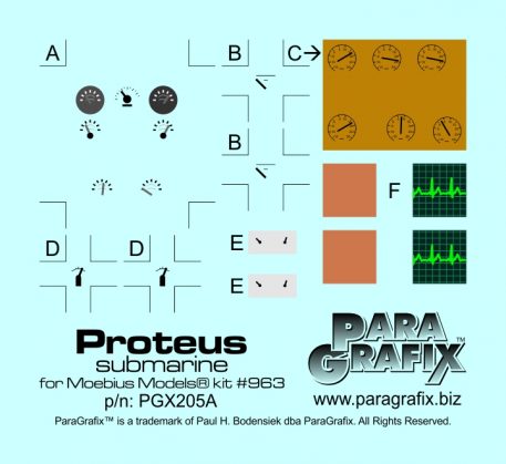 Paragrafix Proteus PGX205 Photoetch Set
