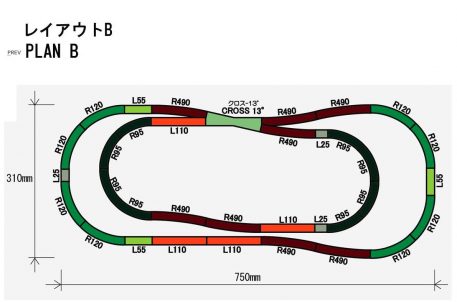 Rokuhan Z Scale Track Plan B