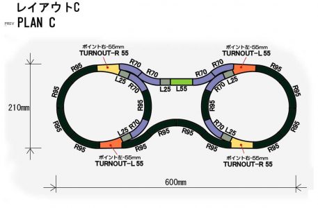 Rokuhan Z Scale Track Plan C