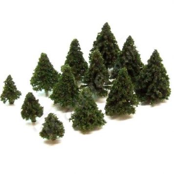 T Gauge A-102E Dark Green Fir Trees