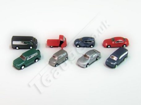 T Gauge CP-005 Painted Cars Set A
