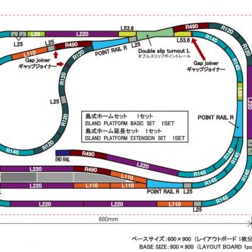 Rokuhan Z Scale Track Plan AH