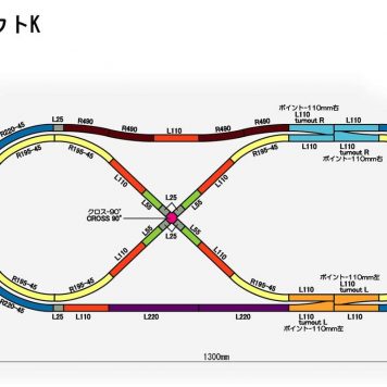 Rokuhan Z Scale Track Plan K