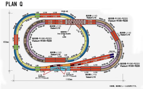 Rokuhan Z Scale Track Plan Q