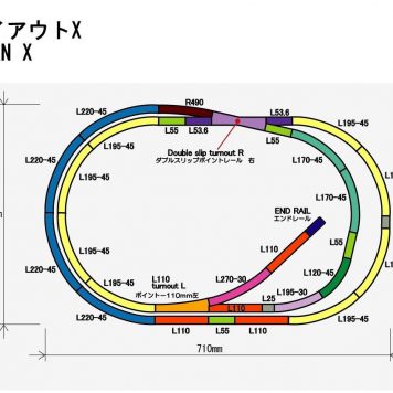 Rokuhan Z Scale Track Plan X