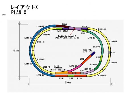 Rokuhan Z Scale Track Plan X